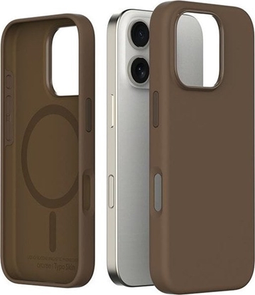 Изображение Araree etui Typoskin M iPhone 16 Pro 6.3" brązowy|