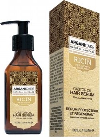 Изображение Arganicare Castor Oil Serum stymulujce porost wosów 100 ml