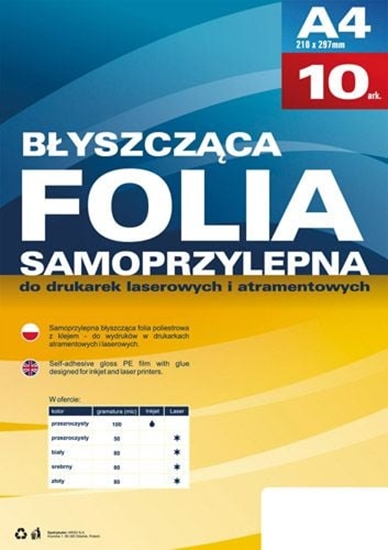 Picture of Argo Folia do drukarek laserowych, A4, 10 sztuk (434010)