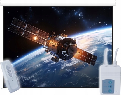 Attēls no Ekran do projektora Art ART ELECTRIC SCREEN 96inch 146x195cm with remote control EA-96 4:3