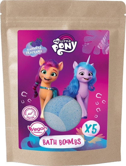 Picture of Art.rozne MK Kids my little pony kule koloryzujce do kpieli jeyna, malina 5 x 50g 250g