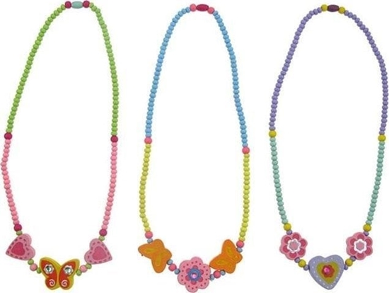 Изображение Artyk Naszyjnik drewniany 127151 p12, mix cena za 1 szt