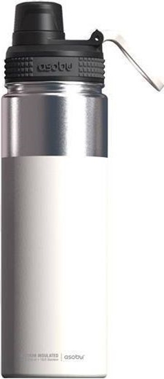 Picture of Asobu Alpine Flask Bottle White, 0.53 L