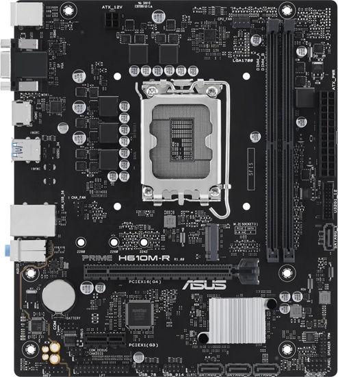 Picture of ASUS PRIME H610M-R-SI LGA 1700 2DDR5