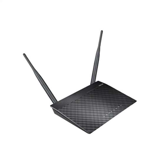 Picture of ASUS RT-N12E C1 N300 wireless router Fast Ethernet Single-band (2.4 GHz) Black, Metallic
