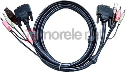 Изображение Aten Kable KVM, 3m, Czarny (2L7D03UD)