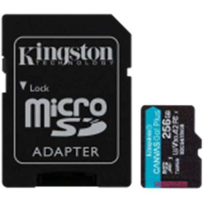 Picture of Atmiņas karte Kingston microSDXC Canvas Go Plus Gen4 256GB
