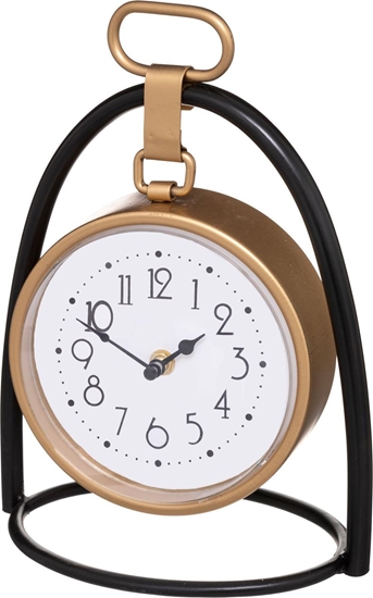 Picture of Atmosphera Cichy zegarek ZEGAR KLASYCZNY Na zotym stojaku