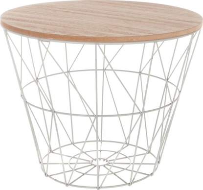 Attēls no Atmosphera Szary druciany stolik kawowy Kumi