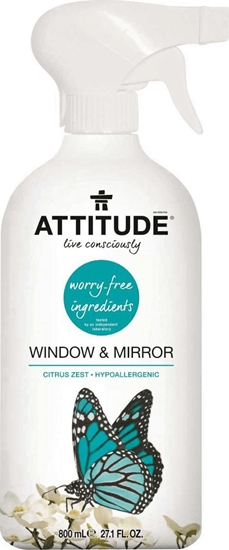 Picture of Attitude Attitude, pyn do mycia okien, szka i lustra, 800 ml (ATT02803)