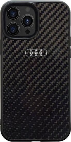 Picture of Audi Audi Carbon Fiber iPhone 13 Pro Max 6.7" czarny/black hardcase AU-TPUPCIP13PM-R8/D2-BK