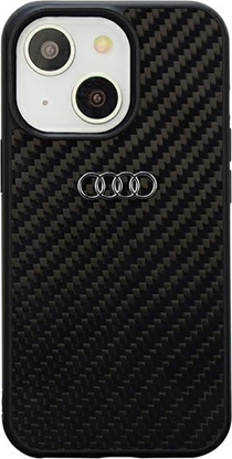Picture of Audi Audi Carbon Fiber iPhone 14 6.1" czarny/black hardcase AU-TPUPCIP14-R8/D2-BK
