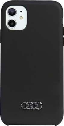 Изображение Audi Audi Silicone Case iPhone 11 / Xr 6.1" czarny/black hardcase AU-LSRIP11-Q3/D1-BK