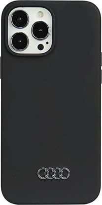Изображение Audi Audi Silicone Case iPhone 13 Pro Max 6.7" czarny/black hardcase AU-LSRIP13PM-Q3/D1-BK