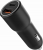 Picture of Auto lādētājs Gembird USB Type-C + USB Type-A Black