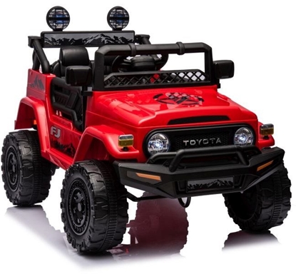 Изображение LeanToys Auto Na Akumulator Toyota FJ Czerwone 4x4