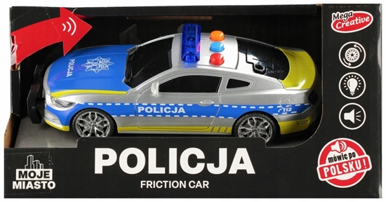 Picture of AUTO POLICJA B/O 21X11X8 MOJE MIAST PLPL MC48/96