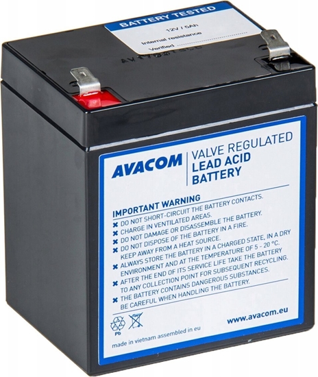 Picture of AVACOM AVA-RBP01-12050-KIT - BATTERY FOR UPS BELKIN, CYBERPOWER, EATON, EFFEKTA, FSP FORTRON