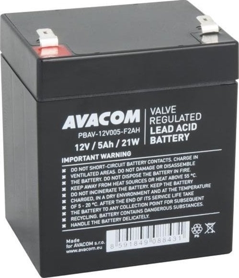 Picture of Avacom Avacom baterie HighRate, 12V, 5Ah, PBAV-12V005-F2AH