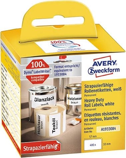 Picture of Avery Zweckform ETYKIETY ZF HEAVY DUTY NA ROLI 57X32 MM 400 ETYKIET