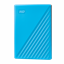 Изображение Ārējais cietais disks Western Digital My Passport  2TB Cyan Blue