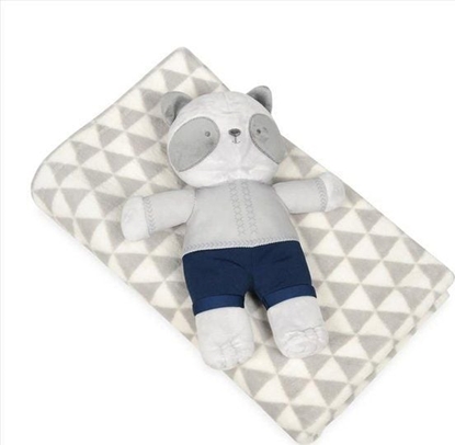 Изображение BabyMatex Kocyk 75/100 David z maskotk Szop uniwersalny