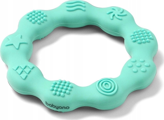 Picture of Babyono BABYONO-825/03-GRYZAK SILIKONOWY RING NIEBIESKI
