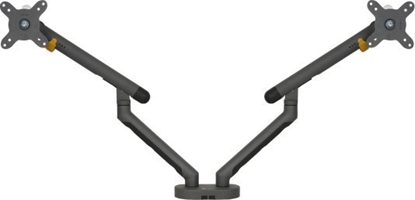 Изображение Bakker Elkuizen BakkerElkhuizen Monitorarm BE Flexible Dual dunkelgrau retail