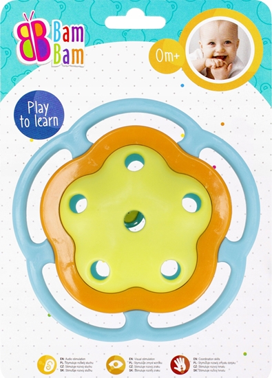 Изображение BamBam BAM BAM GRZECHOTKA KWIATUSZEK 15X20X4 B/C 24/96