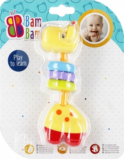 Picture of BamBam BAM BAM GRZECHOTKA ZYRAFKA 16X20X5 B/C 24/48