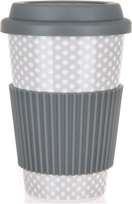 Изображение Banquet Kubek Ceramiczny 400ml Z Pokryw Silkonow Banquet Go Szary (A16620 Kinghoff) - 8591022464823