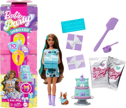 Picture of Barbie Party Unboxed Reveal siurpriz rinkinys - tamsiaplauk ll