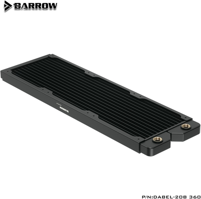 Attēls no Barrow Dabel-20b Radiator 240 mm - schwarz
