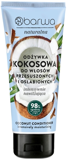 Picture of BARWA Naturalna Odywka intensywnie nawilajca do wosów Kokosowa 200 ml