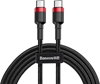 Изображение Baseus Baseus CATKLF-H91 USB-C - USB-C PD QC cable 60W 3A 480Mb/s 2m - black and red