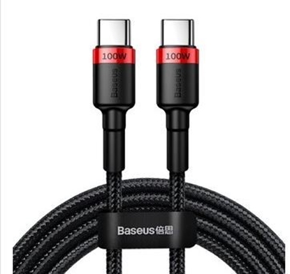 Изображение Baseus Baseus Cafule PD2.0 100W flash charging USB For Type-C cable (20V 5A)2m Red+Black