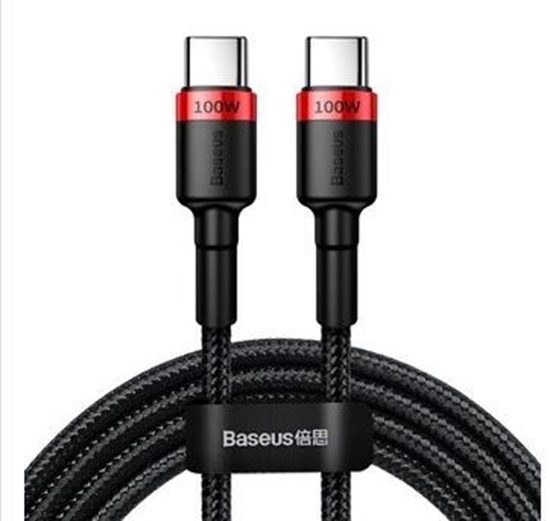 Изображение Baseus Baseus Cafule PD2.0 100W flash charging USB For Type-C cable (20V 5A)2m Red+Black
