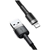 Picture of Baseus Baseus Cafule USB-A / Lightning 2.4A QC 3.0 cable 1 m - black-gray