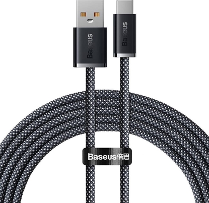 Attēls no Baseus Dynamic Series Fast Charging Data Cable USB-A to USB-C 100W 2m / Slate Gray
