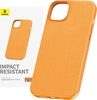 Picture of Baseus Phone Case for iPhone 15 Plus Baseus Fauxther Series (Orange)
