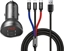 Picture of Baseus TZCCBX-0G 24W Car Charger with 3in1 Multi-Charging Cable