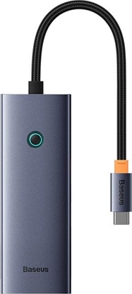 Attēls no Baseus UltraJoy Series 5-Port HUB Docking Station Space Grey
