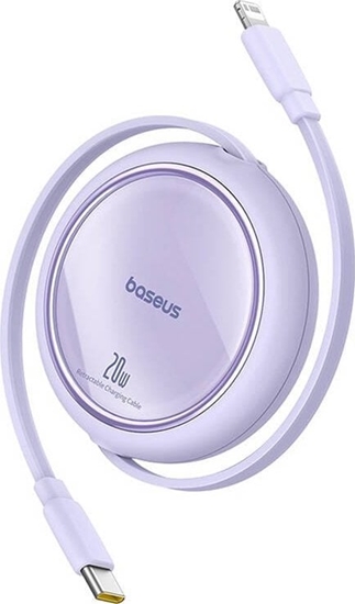Изображение Baseus Baseus Free2Pull Cable Retractable USB-C / Lightning 20W 1m - Purple