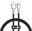 Attēls no Kabel USB Baseus USB-A - Lightning 0.25 m Czarny (CALJK-01)