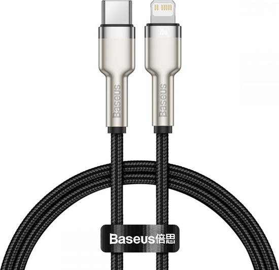 Picture of Kabel USB Baseus USB-C - Lightning 0.25 m Czarny (CATLJK-01)