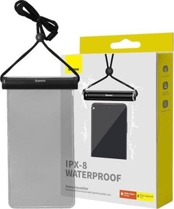 Attēls no Baseus Waterproof phone case Baseus AquaGlide with Cylindrical Slide Lock (black)
