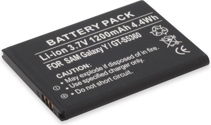 Attēls no Bateria Ansmann Li-Ion, 1200 mAh, do Samsung Galaxy Y GT-5360 (1420-0009)