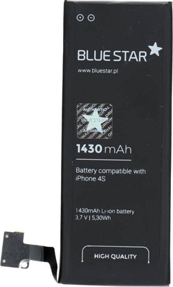 Attēls no Bateria Bateria do iPhone 4s 1430 mAh Polymer Blue Star HQ
