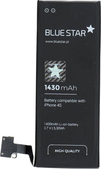 Изображение Bateria Bateria do iPhone 4s 1430 mAh Polymer Blue Star HQ