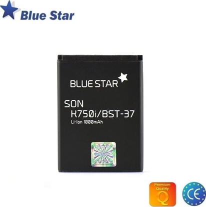 Attēls no Bateria Blue Star Sony Ericsson K750i W800 W550i Z300 Li-Ion 1000 mAh Analog (BST-37)